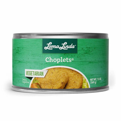 Loma Linda Choplets 13 oz 1-pack, plant-based vegetarian protein patties.