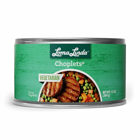 Loma Linda Choplets 13 oz 1-pack, plant-based vegetarian protein patties.