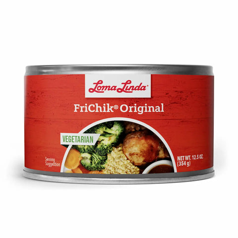 Loma Linda Frichik Original 12.5 oz 1-pack, plant-based chicken alternative.