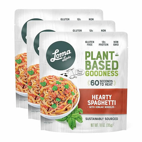 3-pack of 10 oz Hearty Spaghetti - Gluten-free, plant-based spaghetti with konjac noodles
