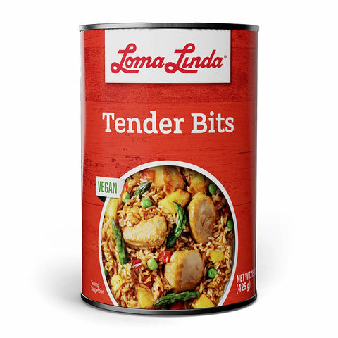 15 oz can of Tender Bits - 1-pack plant-based beef tips alternative