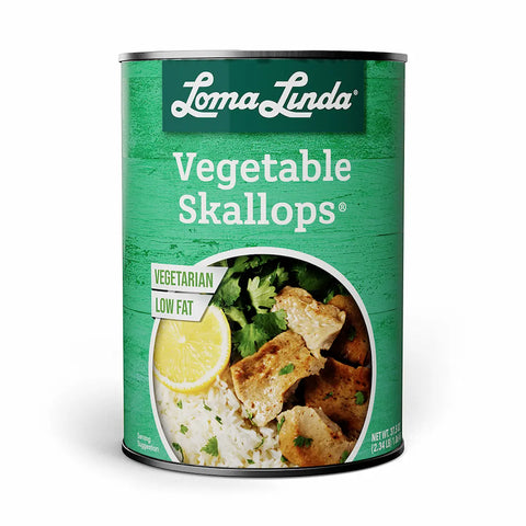 15 oz can of Vegetable Skallops - 1-pack vegan scallop alternative