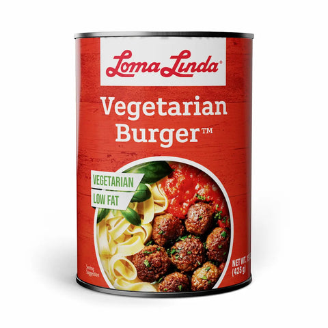 Loma Linda Vegetarian Burger - 1 Pack 15 oz Can