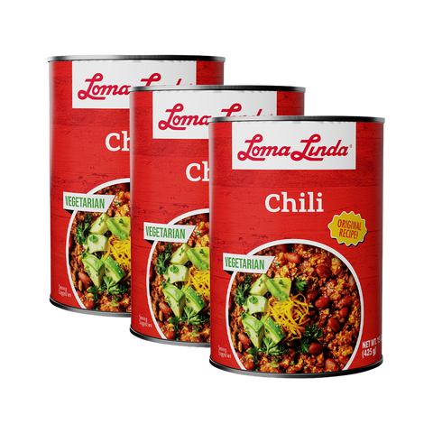 Loma Linda Vegetarian Chili - 3 Pack 15 oz