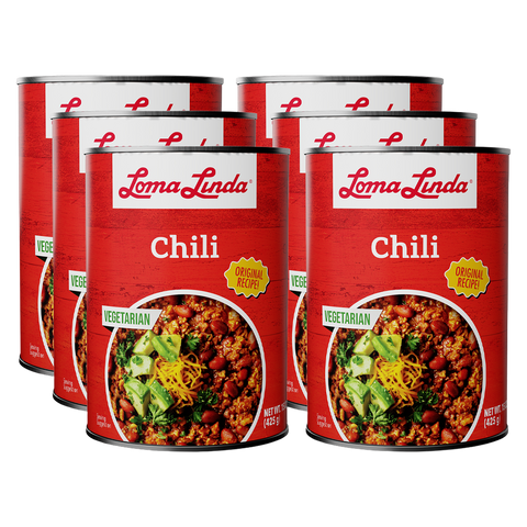 Loma Linda Vegetarian Chili - 6 Pack 15 oz