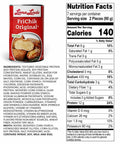 Loma Linda Frichik Original 40 oz, ingredients list and nutrition facts.