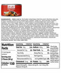 Loma Linda Fried Chik'n with Gravy 13 oz can, back of the label showing ingredients and nutrient facts.