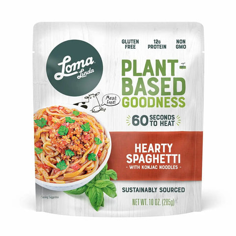 10 oz Hearty Spaghetti - Vegan, plant-based meal with konjac noodles