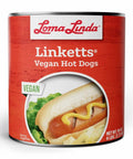 96 oz can of Linketts - 1-pack bulk vegan hotdog alternative