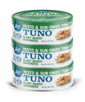 Loma Linda Pesto & Sun-Dried Tomato TUNO 5 oz 3-pack, vegan tuna alternative.