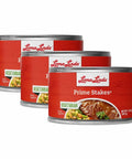 Loma Linda Prime Stakes 13 oz 3-pack, plant-based beef alternative.