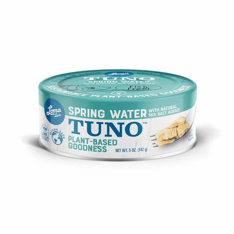 Loma Linda Spring Water TUNO 5 oz 1-pack, vegan tuna alternative.