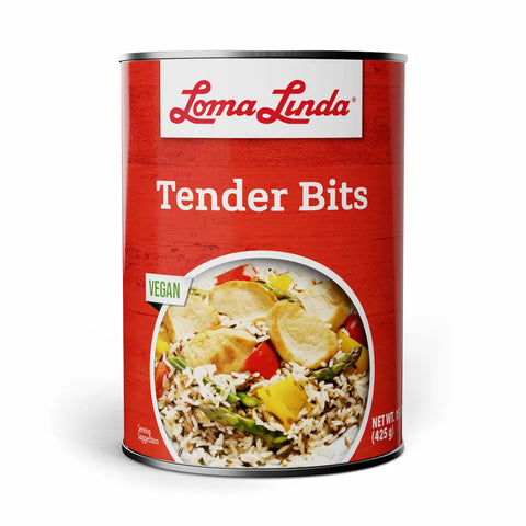 15 oz can of Tender Bits - 1-pack plant-based beef tips alternative