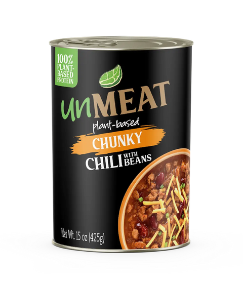 UnMeat plant-based chunky chili with beans 15 oz single can