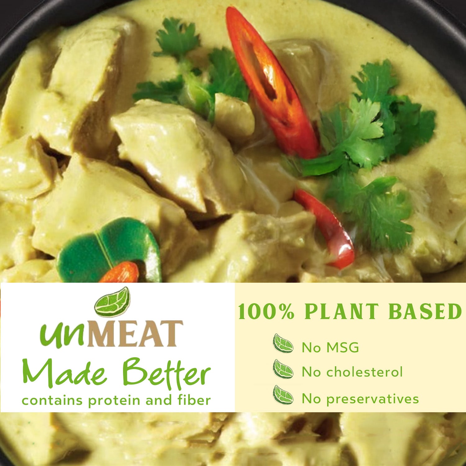 Plant-Based Thai Chicken Curry Meal | Creamy Coconut Curry – Loma